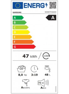 SAMSUNG WW80T936ASH/S2