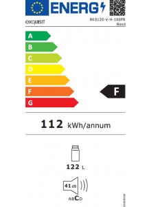 Frigo retro EXQUISIT RKS120-V-H-160FR