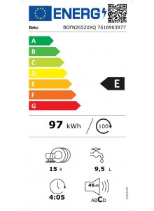 Lave vaisselle BEKO BDFN26520XQ