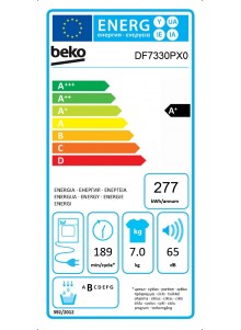 Sèche linge BEKO DF7330PX0