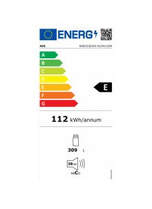 Frigo AEG inox RKB333E2DX