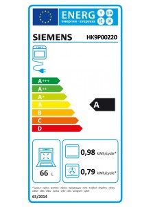 Cuisinière vitrocéramique SIEMENS HK9P00220