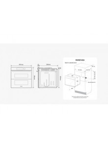 Four SAMSUNG Dual Cook Flex NV7B4550VAK/U1