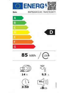 Lave vaisselle BEKO BDFN26431XC