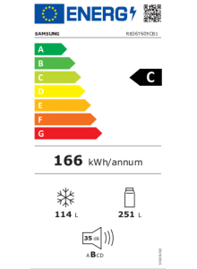 Frigo congélateur SAMSUNG RB36T605CB1/EF
