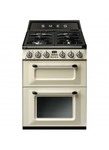 Cuisinière mixte SMEG crème TR62P