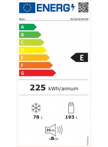 Frigo congélateur encastrable BEKO BCSA283E4SN