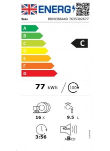 Lave vaisselle BEKO BDIN38644D