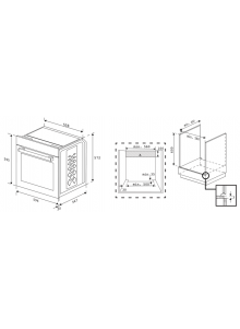 FOUR MICRO-ONDE ENCASTRABLE COMBI BEKO MCI44313X