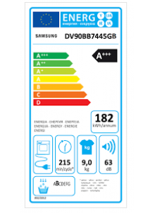 Séche linge a pompe a chaleur SAMSUNG DV90BB7445GBS2