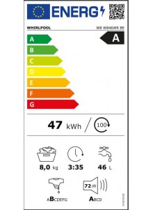 Lave linge frontal Whilpool W8 W846WR BE