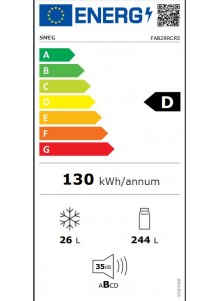 Frigo armmoire SMEG FAB28RCR5