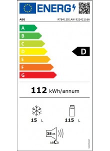 Frigo de table AEG RTB413D1AW