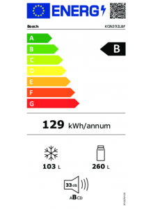 Frigo congélateur BOSCH KGN392LBF