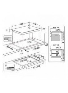 Taque induction WHIRLPOOL WFS1577CPNE