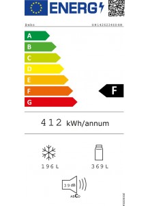 Frigo américain 4 portes BEKO GN1426234ZDXN