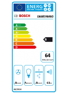 Hotte intégré BOSCH DBB97AM60 noire