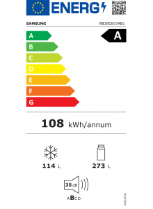 Frigo congélateur SAMSUNG RB38C607AB1/EF