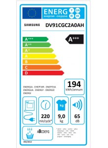 seche-linge pompe a chaleur SAMSUNG DV91CGC2A0AHEN