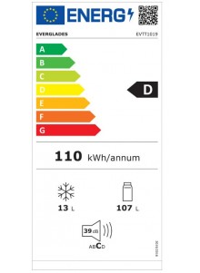 Frigo de table EVERGLADES EVTT1019