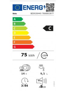 Lave vaisselle full encastrable BEKO BDIN38645D