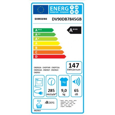 Sèche linge pompe à chaleur BeSpoke SAMSUNG DV90DB7845GBU3
