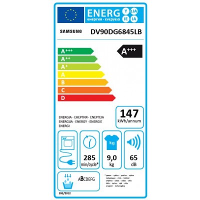 Sèche linge SAMSUNG DV90DG6845LBU3