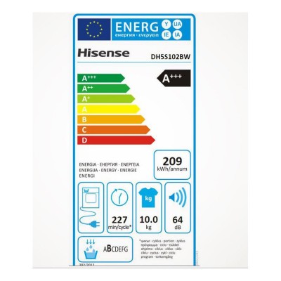 Sèche linge pompe à chaleur HISENSE DH3V800UW